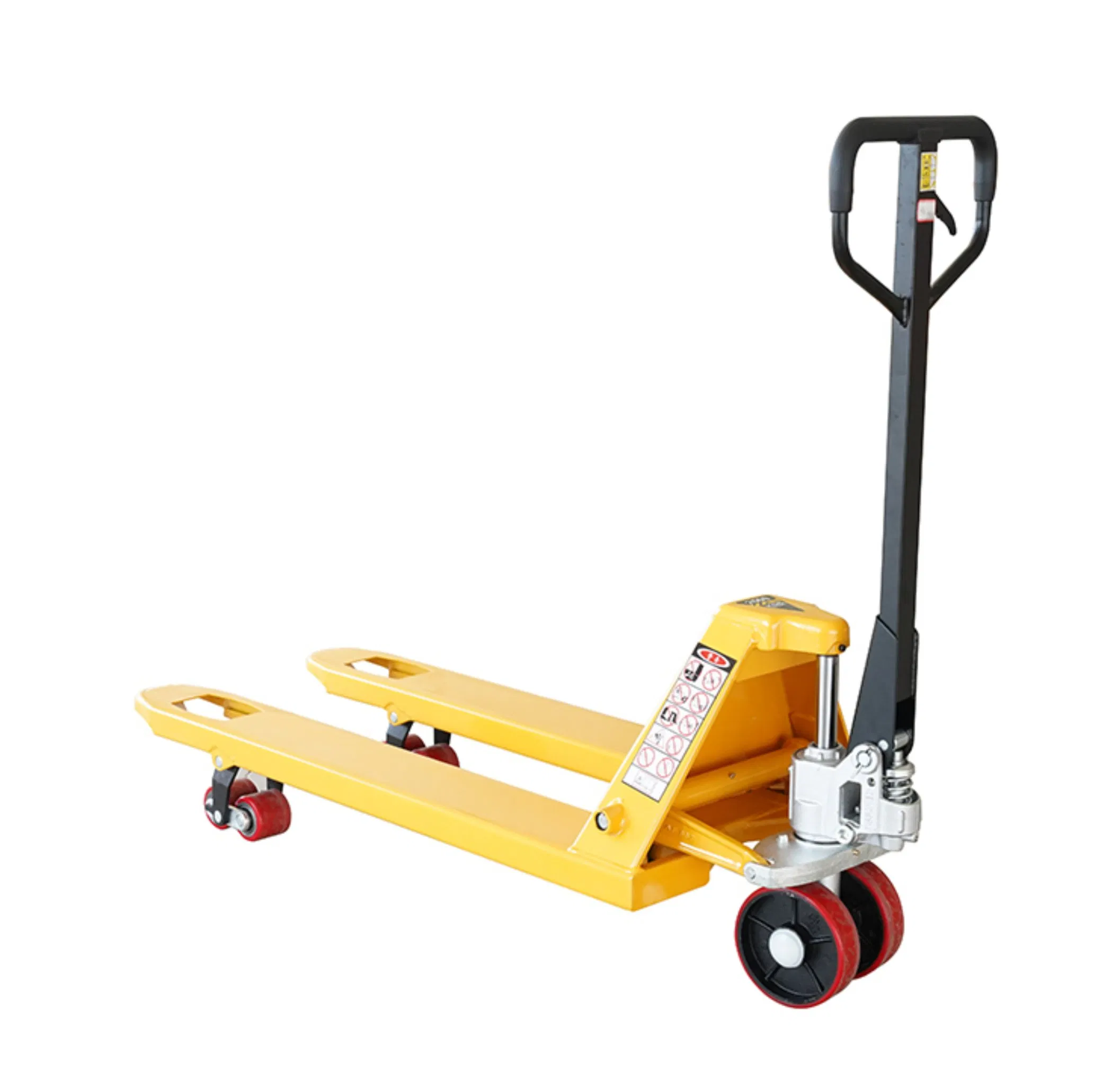 2500kg 3ton Low Profile Semi Hand Pallet Truck Pallet Jack with Brakes Forklift Stacker Lifter for Warehouse