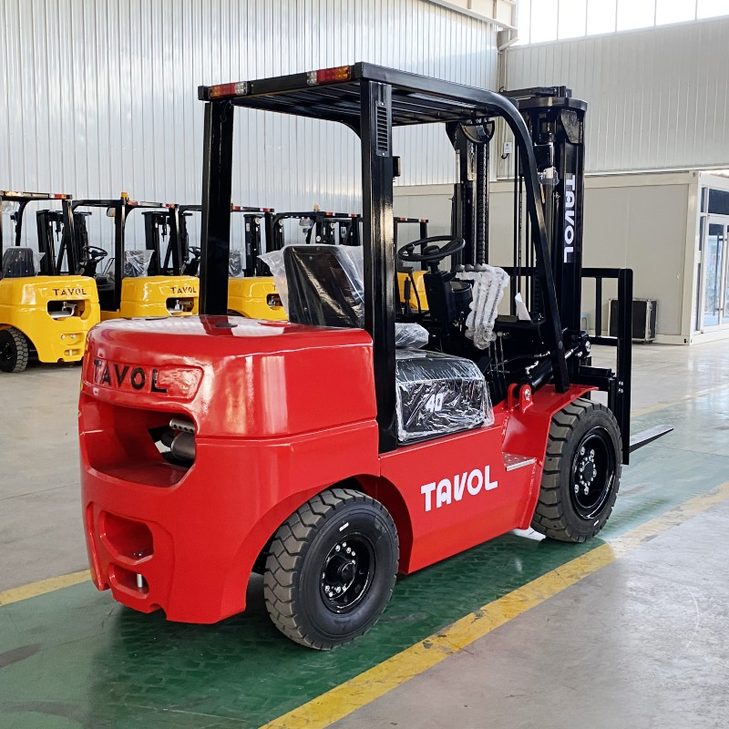 4-Ton Counterbalance Forklift 4 Ton Diesel Forklift Chinese Forklift 4 Ton Forklift Truck 3m 4.5m 6m 7m Lifting Height Euro 5