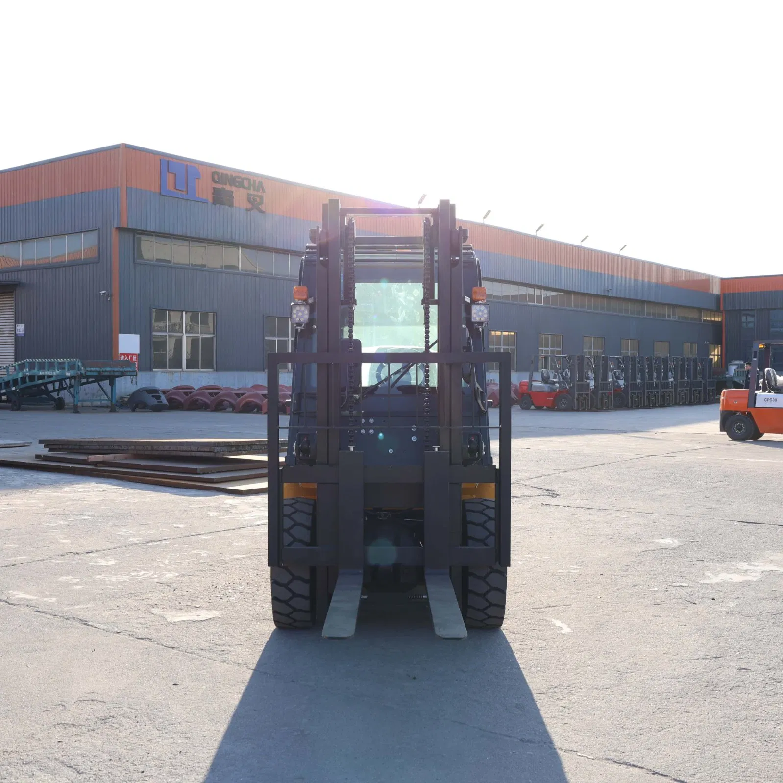Heavy Duty 3 Ton 3.5ton 3500kg Diesel Forklift Lifting Truck Chinese Factory Counterbalance Construction Heavy Duty