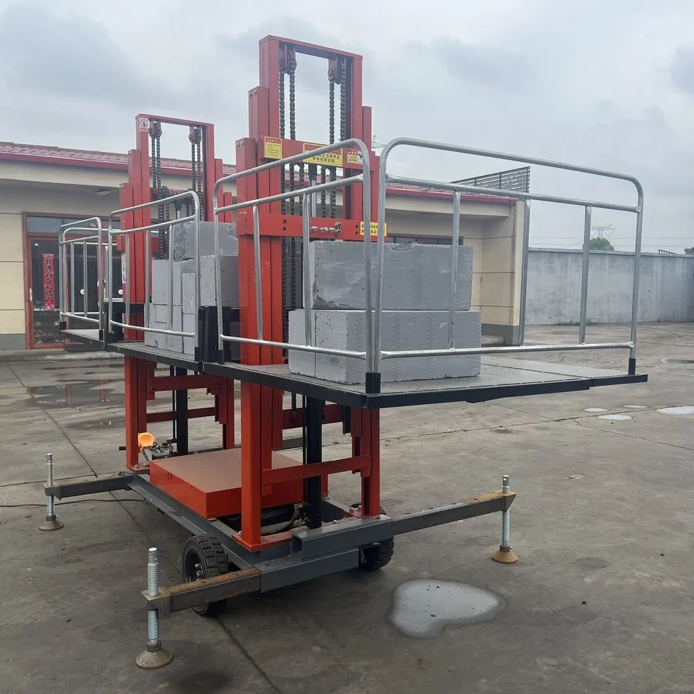 Fork Lift Order Picker for Heavy Duty Warehouse Material Transport