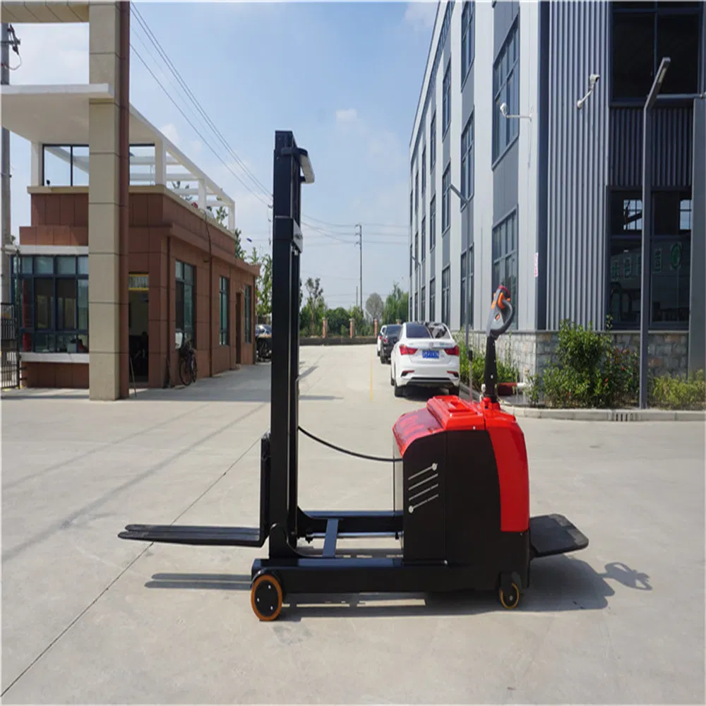 Goodsense Warehouse Use Battery Operated Electric Pallet Stacker Reach Forklift Fork Lift Truck