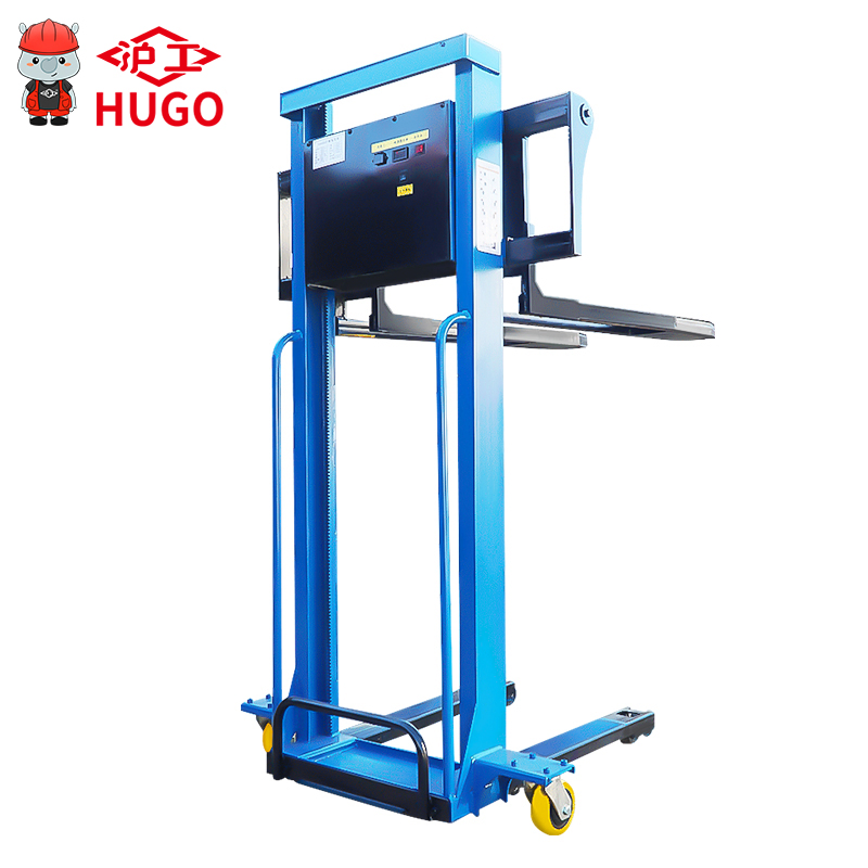 Best Seller 1000kg Self Loading Walky Hand Push Walkie Stacker