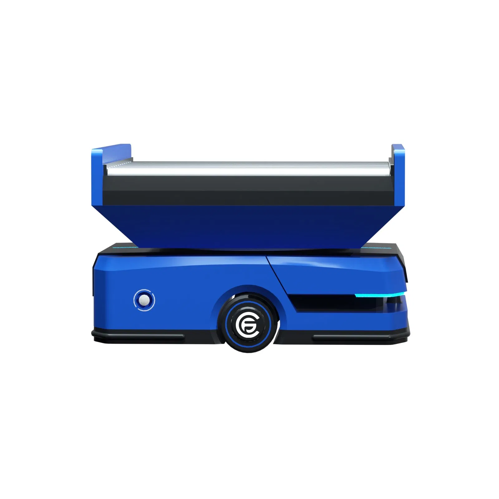 Omnidirectional Double-Layer Four Station Agv Trolley Ai Robot