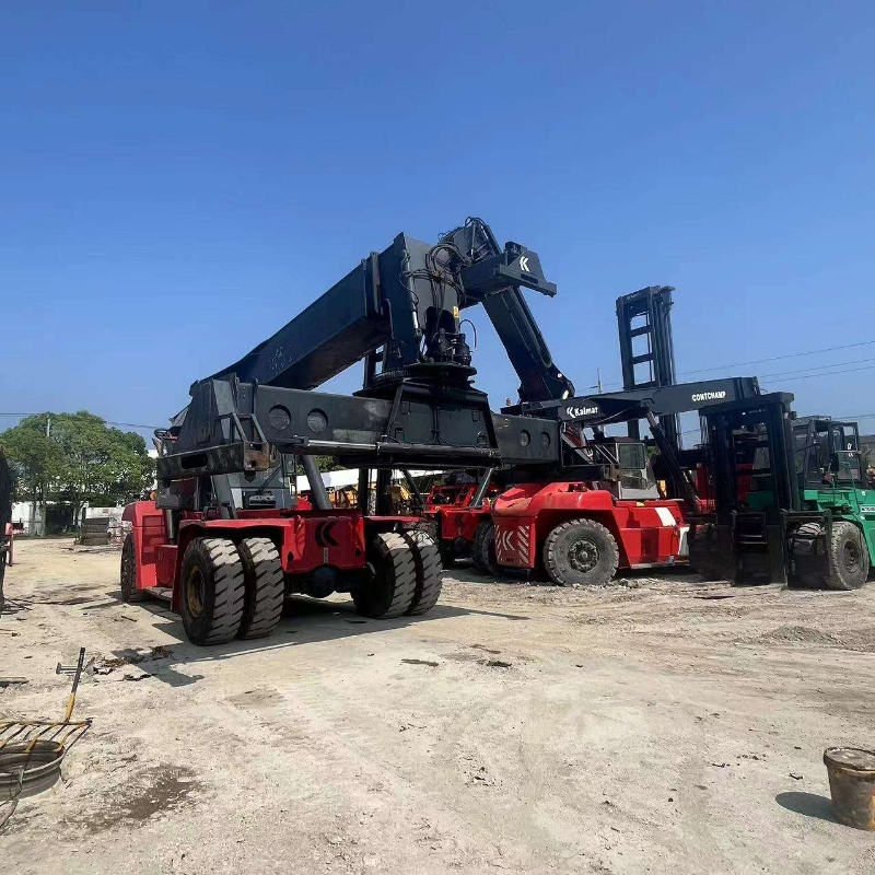 Used Kalmar Drt450 Reach Stacker with Five High Container Stacking