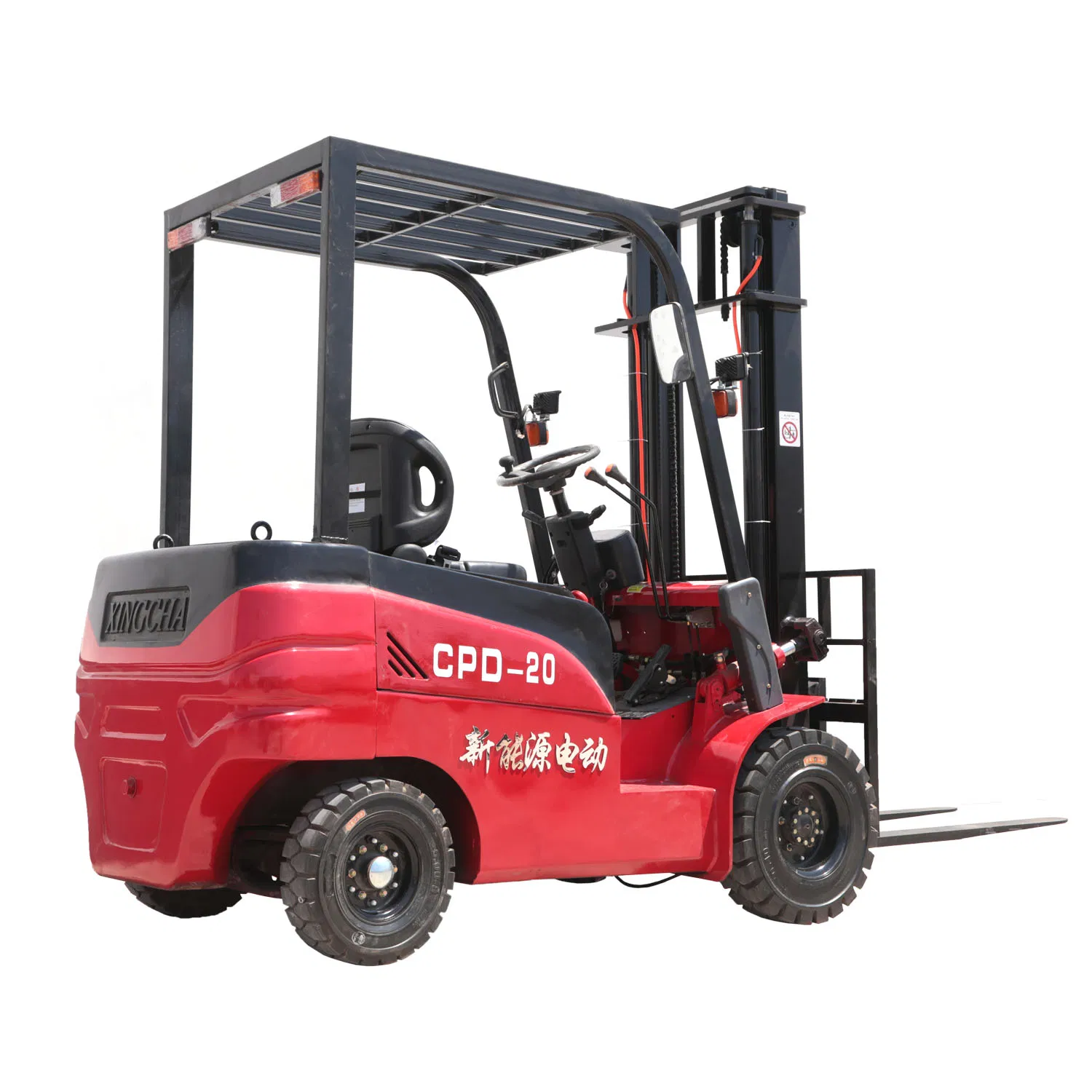 Lithium Battery Powered Electric Reach Stacker Forklift with 2.5t/Ton 2500kg Load Capacity