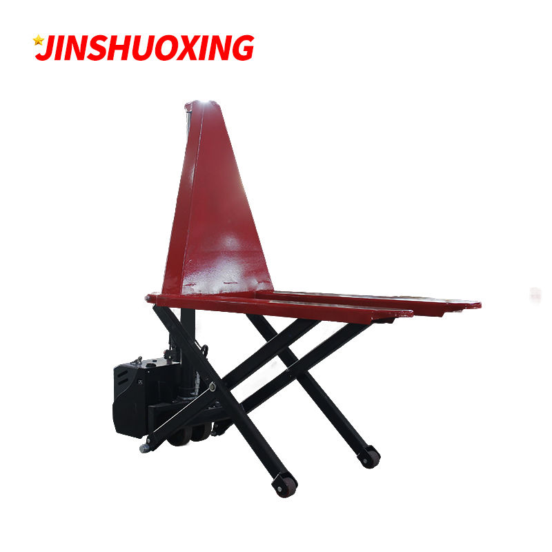 Warehouse 1500kg Semi Electric Pallet Jack Truck High Lift Pallet Truck