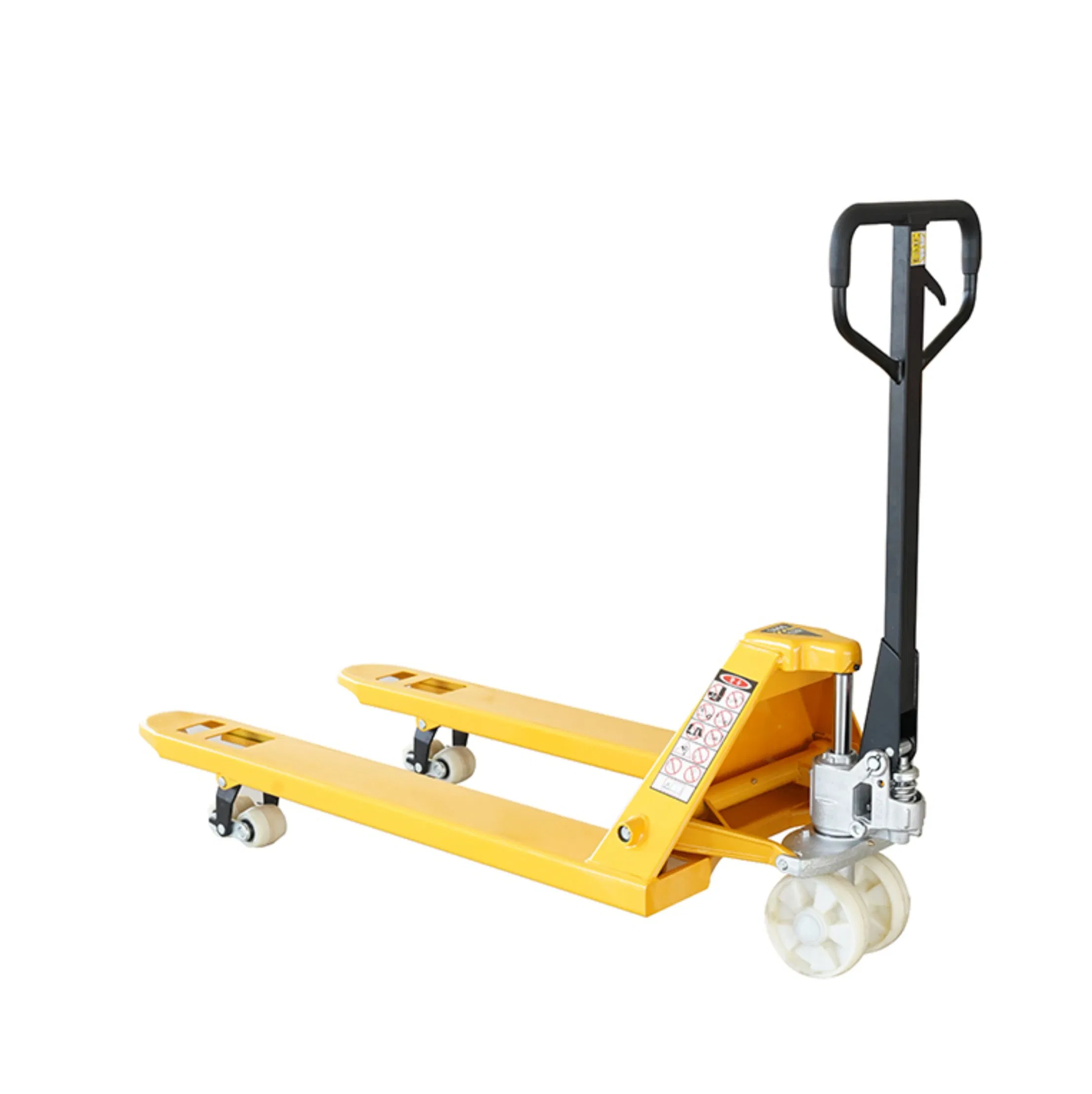 2500kg 3ton Low Profile Semi Hand Pallet Truck Pallet Jack with Brakes Forklift Stacker Lifter for Warehouse