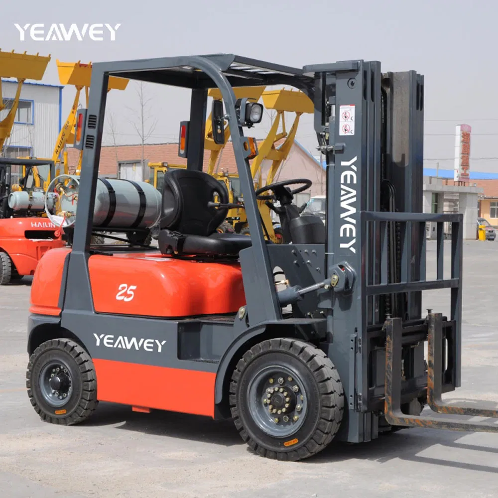 Customizable High Quality Large Capacity Counterbalance Dual Fuel Diesel LPG Forklift Truck with Cheap Price