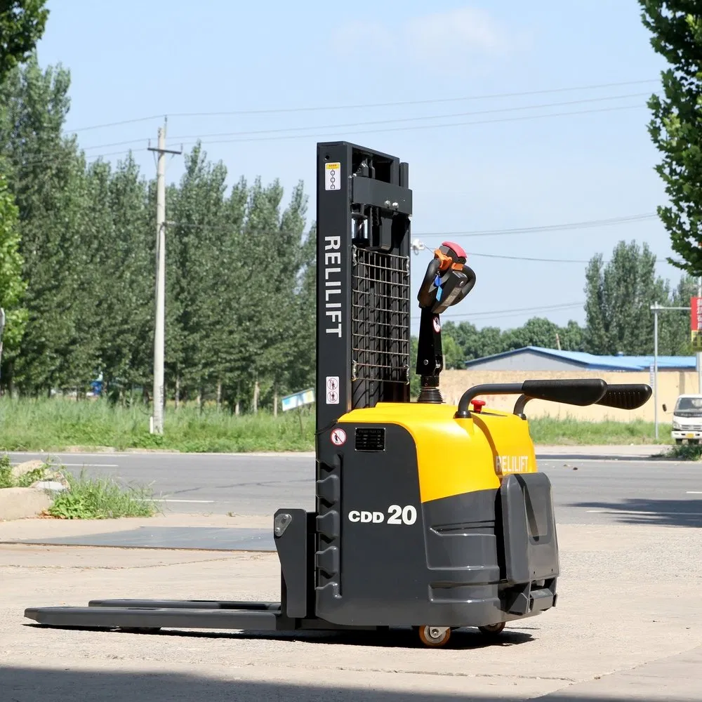 Safe Innovative Electric Stacker Truck for Chain Store Warehouse
