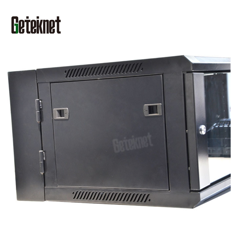 Geteknet OEM ODM High Quality 19 Inch Metal Part Network Server Case Rack Mount Server Cabinet with Lock for Indoor
