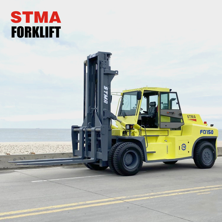 Stma 12-16 Ton Rough Terrain Portable Diesel Electric Mini Hand Push Manual Forklift with Spare Parts Forklifts
