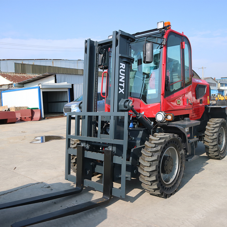 Promotion Price Rough Terrain Forklift 3 Ton 3.5 Ton 4 Ton 5 Ton Rear Forklift Diesel for Sale