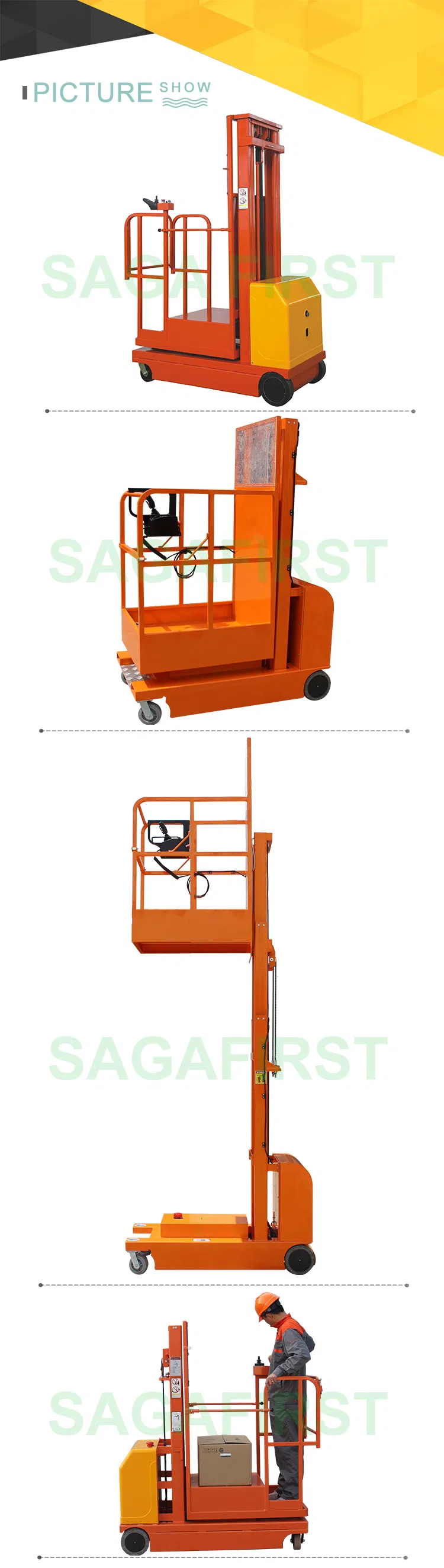 Mobile Order Picker Truck Dimensions