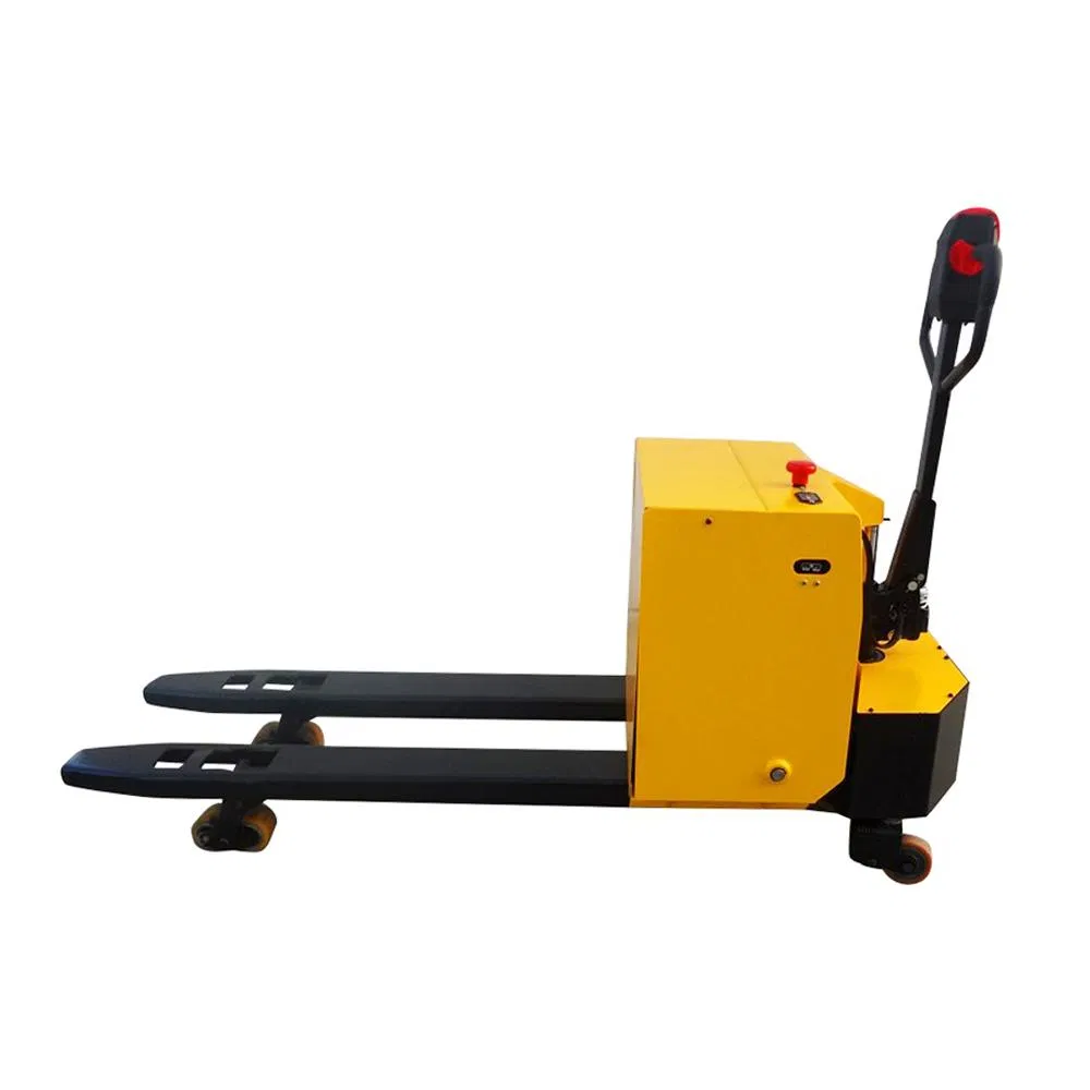 Warehouse 1000kg Semi Electric Pallet Jack Truck / High Lift Pallet Truck