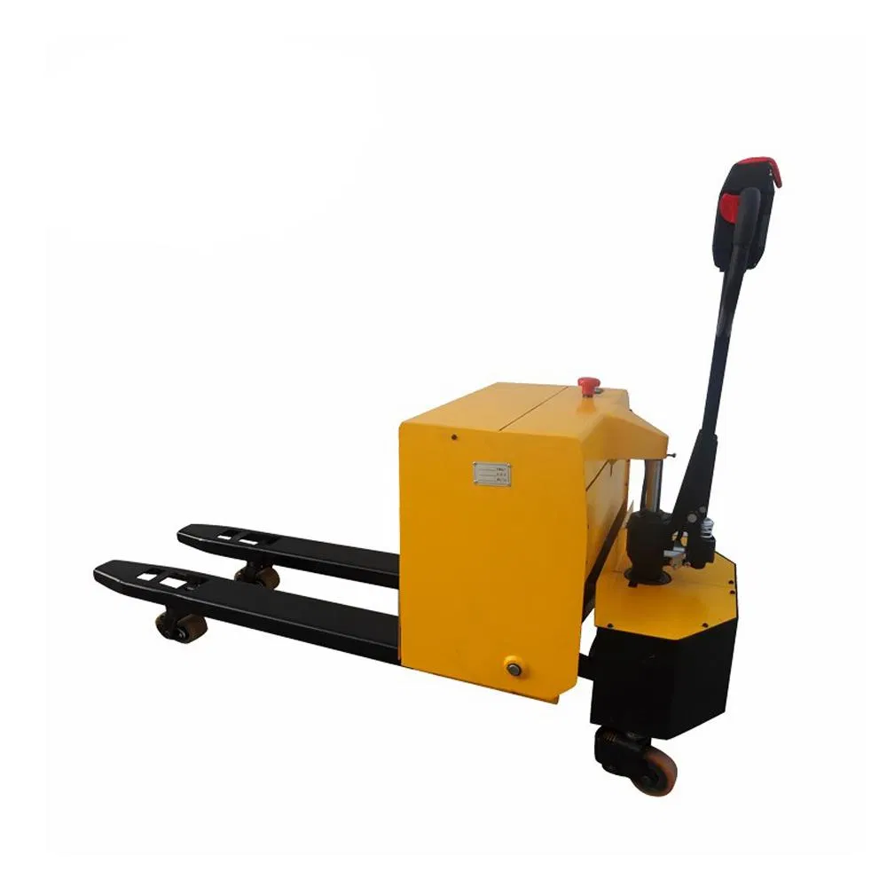 Warehouse 1000kg Semi Electric Pallet Jack Truck / High Lift Pallet Truck