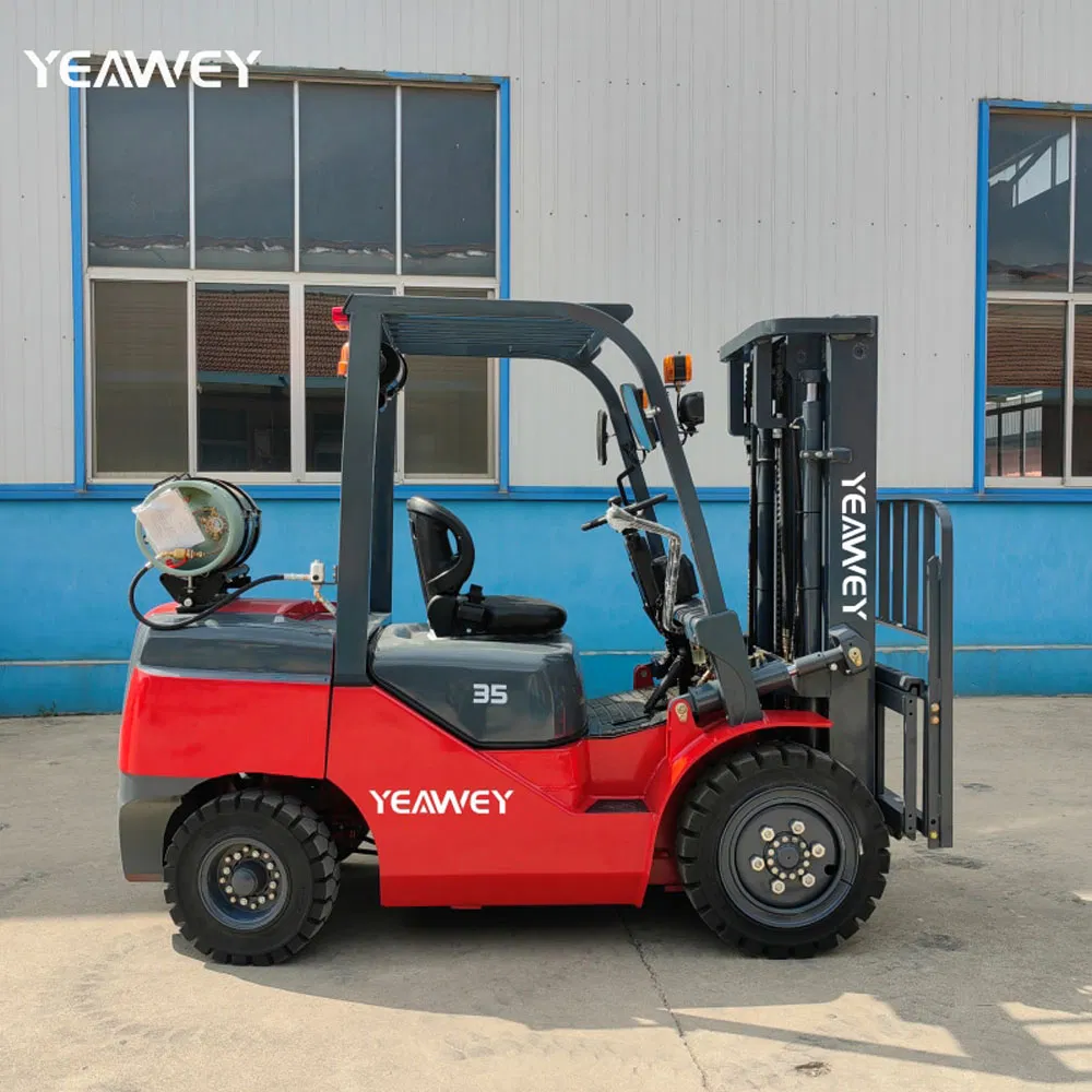 Customizable High Quality Large Capacity Counterbalance Dual Fuel Diesel LPG Forklift Truck with Cheap Price