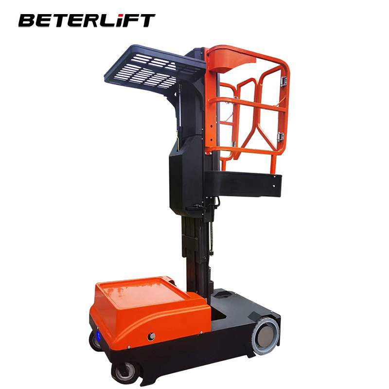 New Design Electric Order Picker 5-6m 240kg CE Compact Warehouse Pickers Crown Order Picker Order Picking Forklift Truck