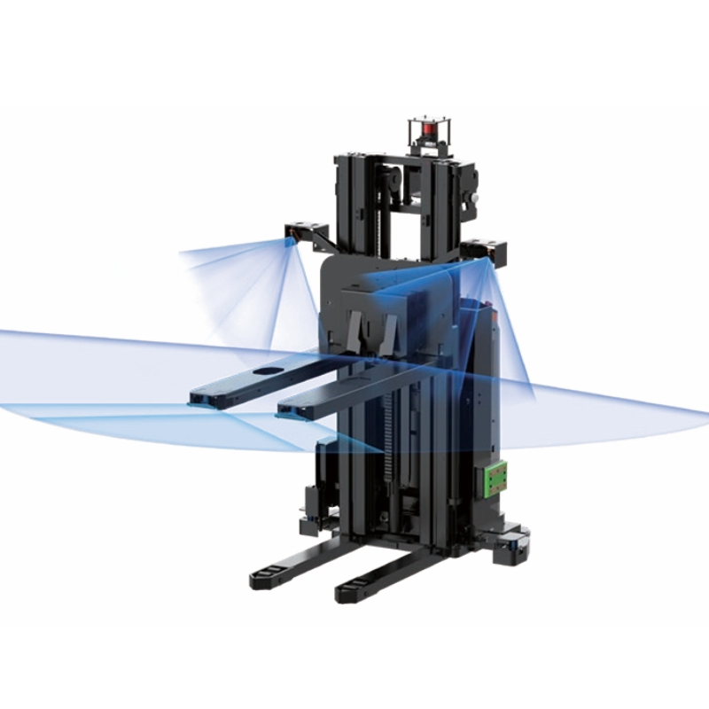 Material Carton Pallet Transport Intelligent Warehouse AMR Forklift Mobile Robot