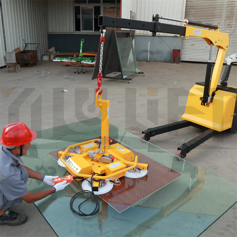 400kg Lifting Capacity Suction Cup Vacuum Lifter Indoor Glass Lifter