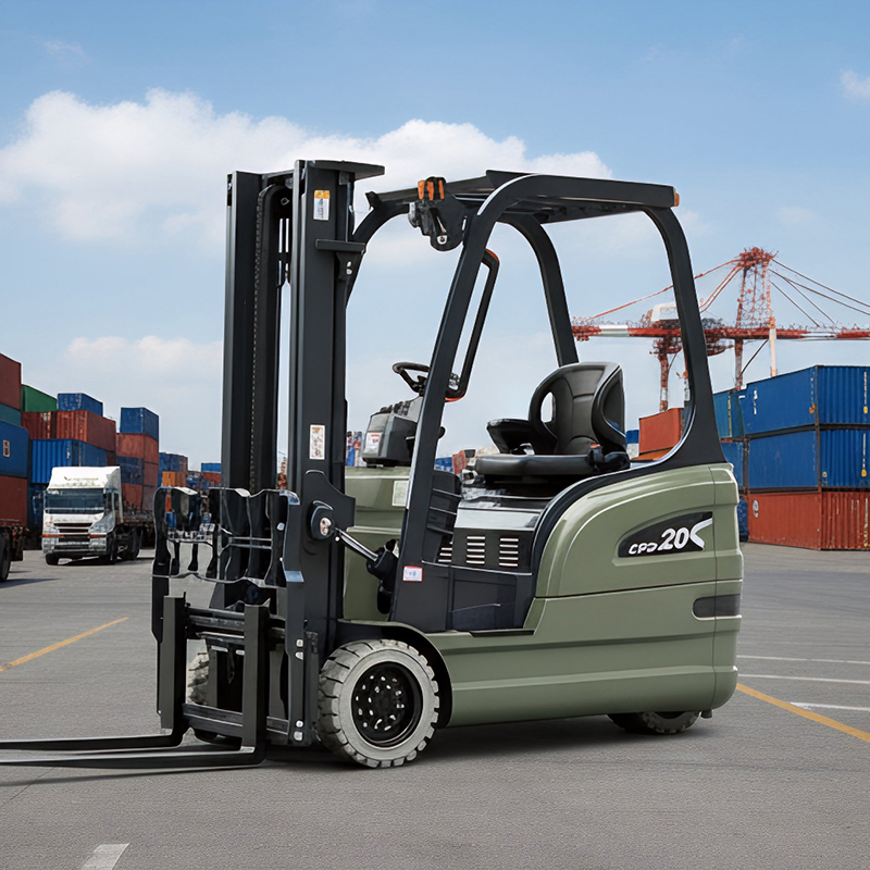 Warehouse Small Lithium Battery Three Wheel Electric Forklift Manufacturers, 1ton 2ton 2.5ton 3ton Powered Forklift Truck, Cpd Model Standard Export Packing