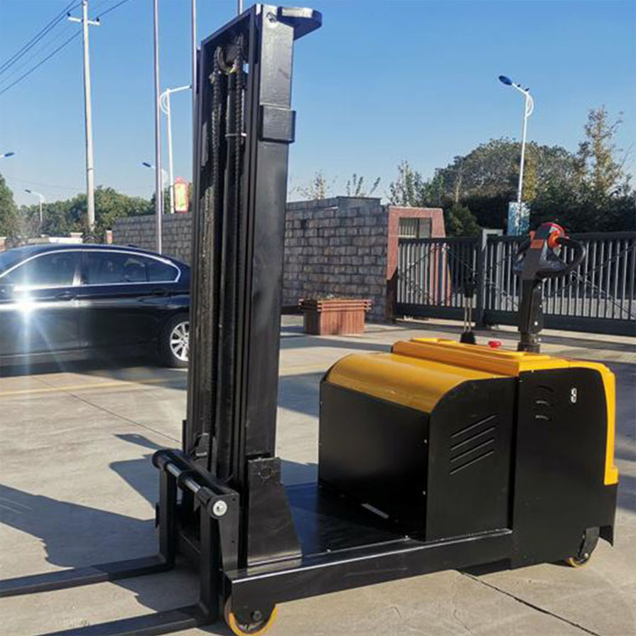 1.5t/2t Electric Stacker Stand-on Type Counterbalance Forklift for All Pallets