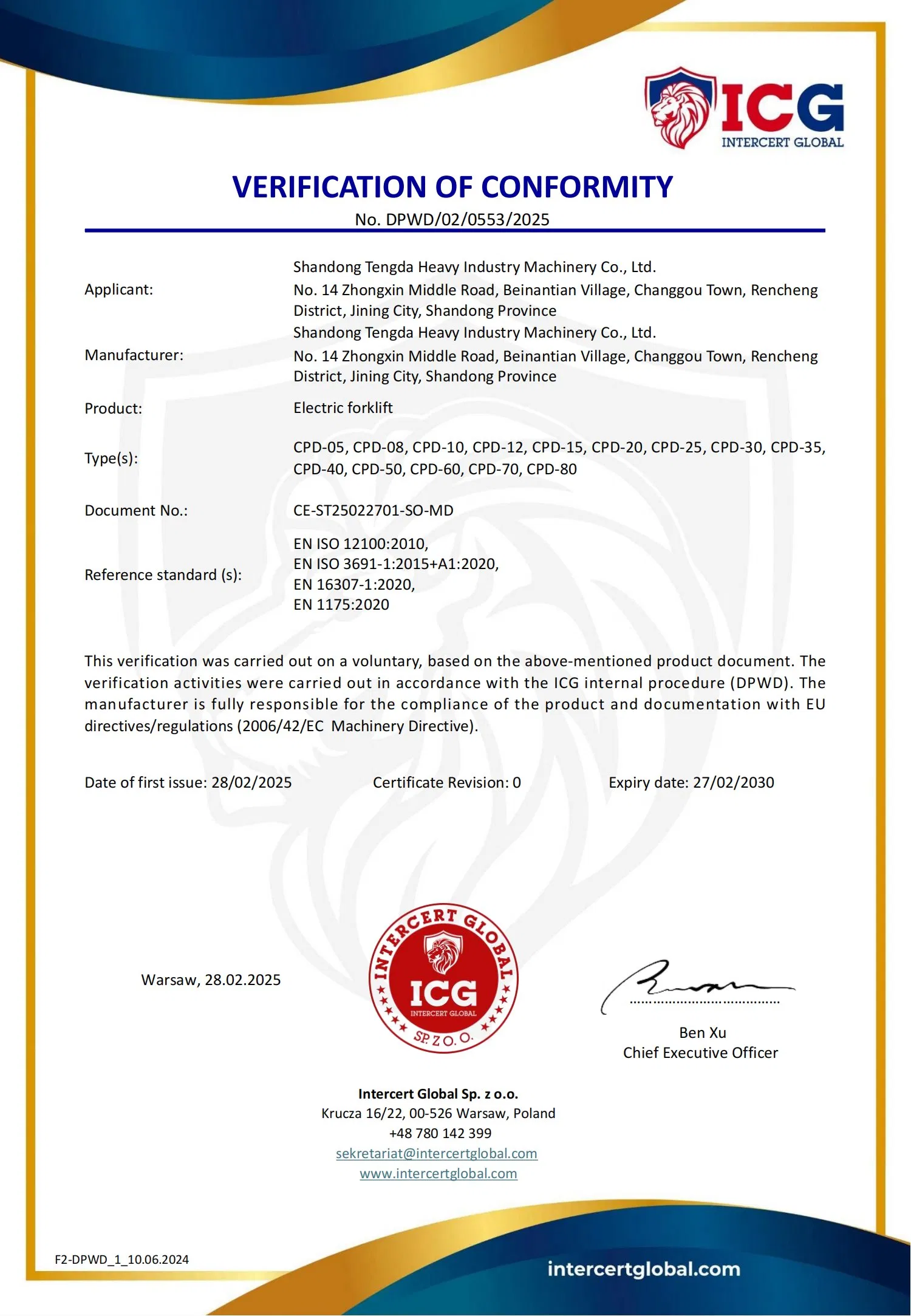 Certifications and Standards