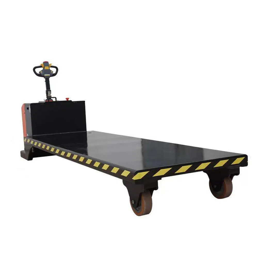 3t Electric Pallet Truck Stacker Forklift with Plate Table for Warehouse