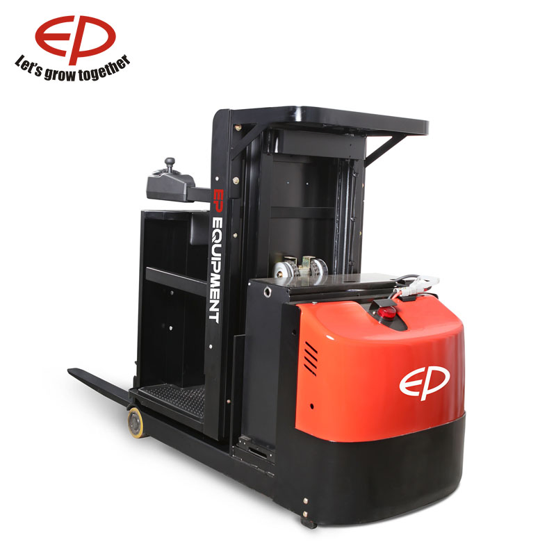 High Lifting Electric Order Picker Medium Level Order Picking Truck