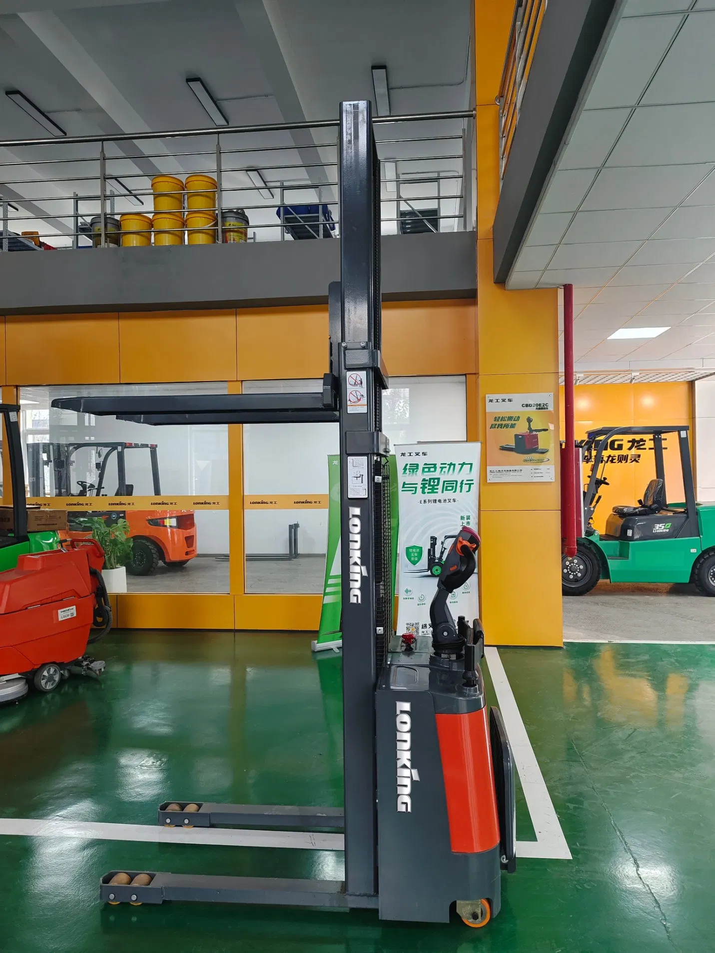 OEM Custom Stand-on Electric Pallet Stacker 1.5t/2t/3t - Warehouse Truck