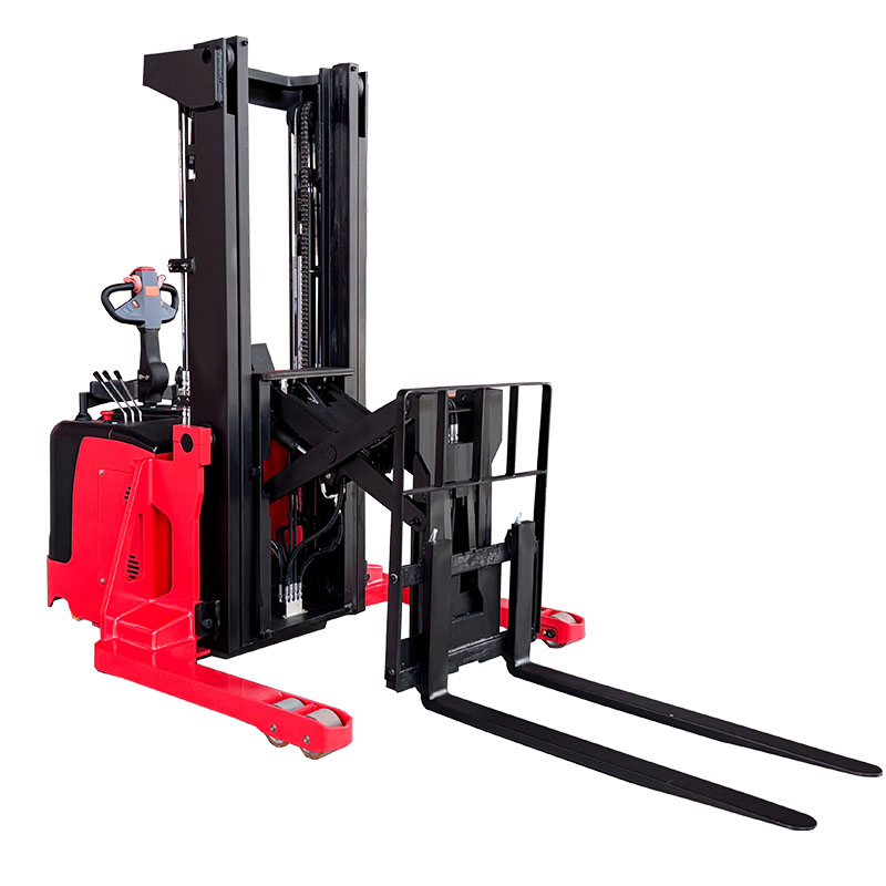 2000kg Capacity Reach Stacker Warehouse Reach Truck Scissor Lift Pallet Truck