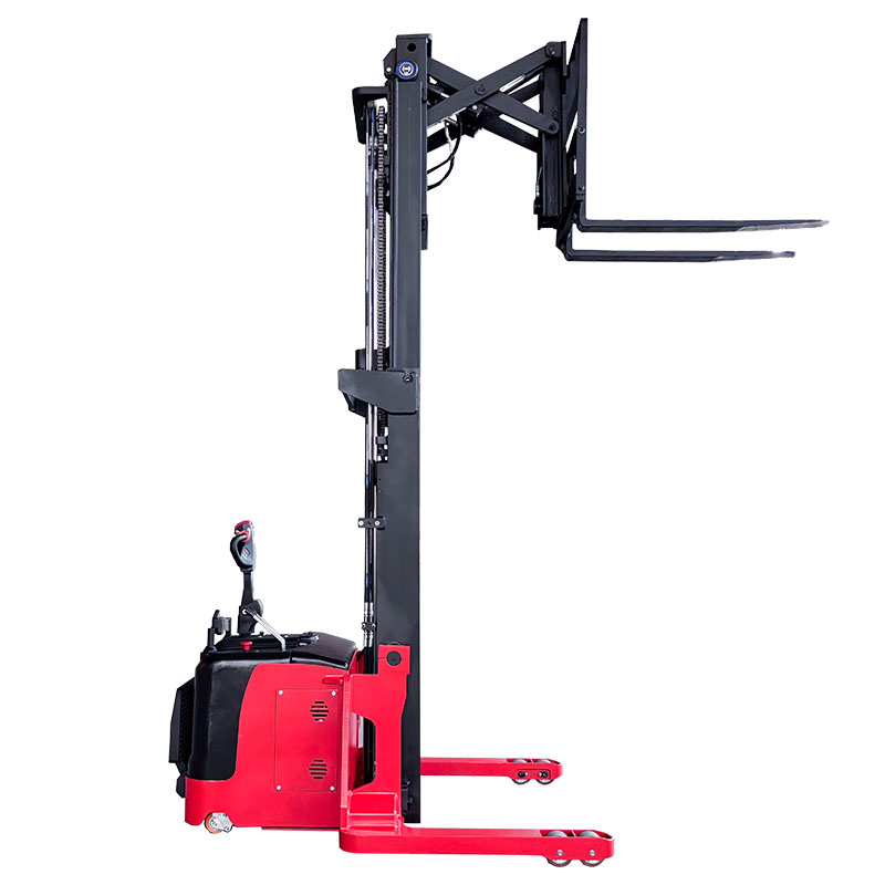 2000kg Capacity Reach Stacker Warehouse Reach Truck Scissor Lift Pallet Truck