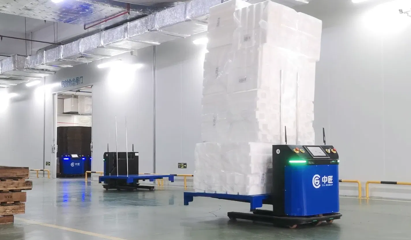 Automated Guided Vehicle Forklift Agv with Customizable Size and Load Capacity