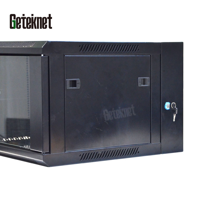 Geteknet OEM ODM High Quality 19 Inch Metal Part Network Server Case Rack Mount Server Cabinet with Lock for Indoor