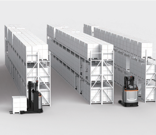 1000kg Capacity Compact Warehouse Agv Pallet Handling AMR Forklift Mobile Robot