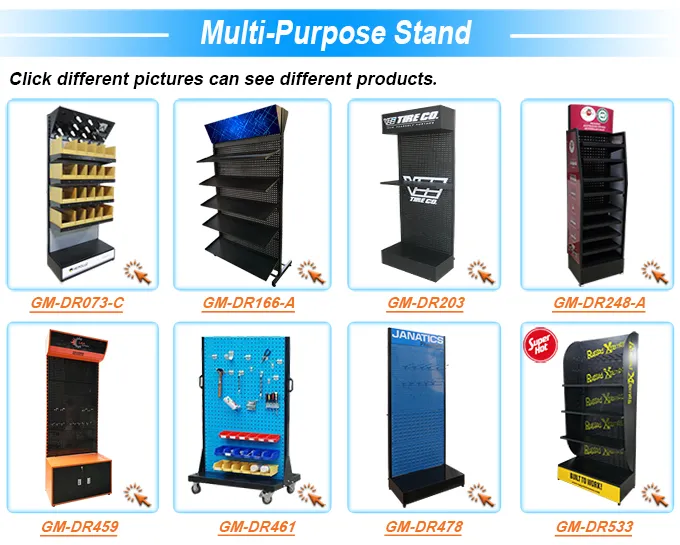 Pegboard Display Stand View 2