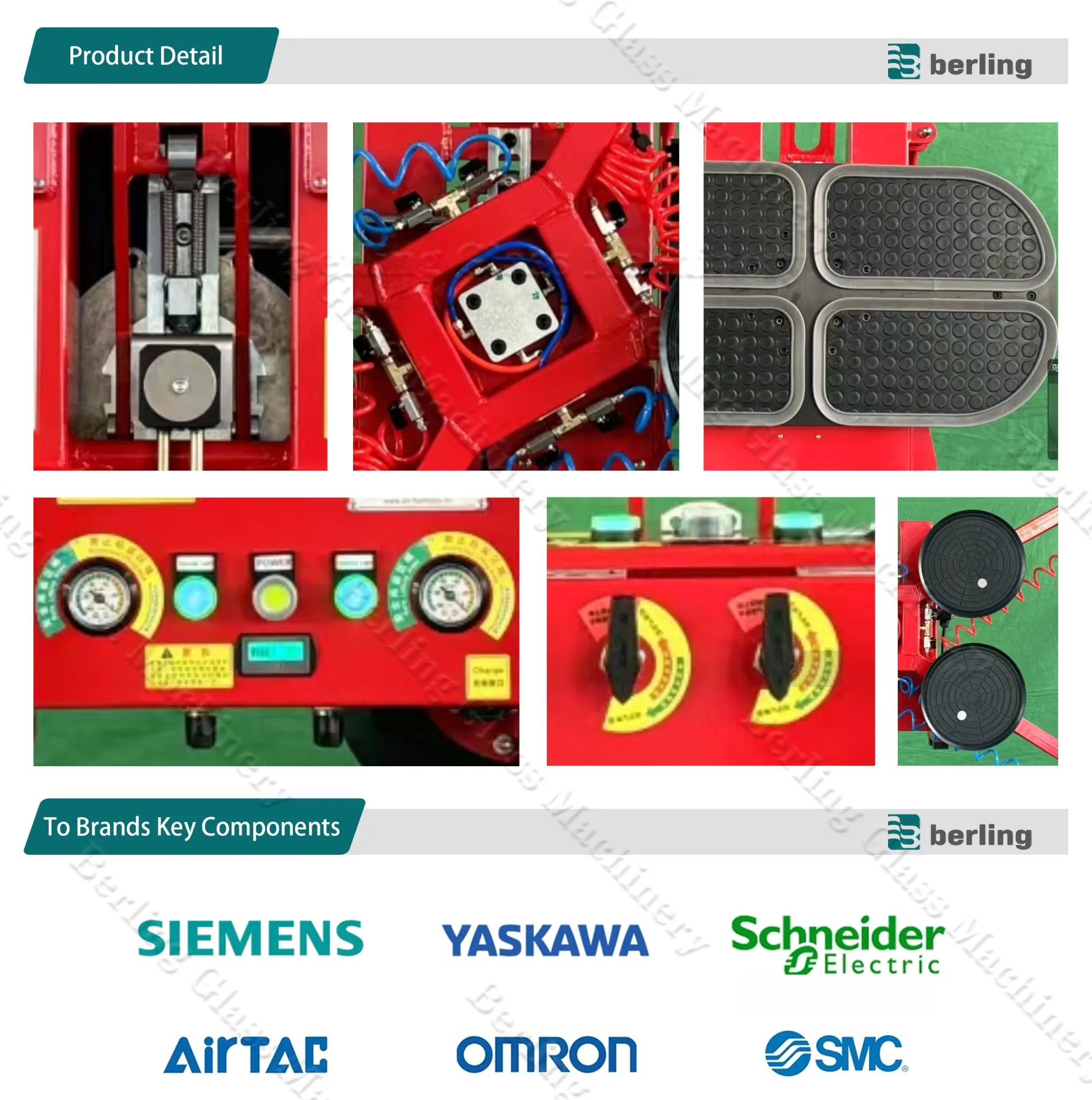 Indoor or Outdoor Flip Vacuum Suction Lifter for Glass Marble and Panel