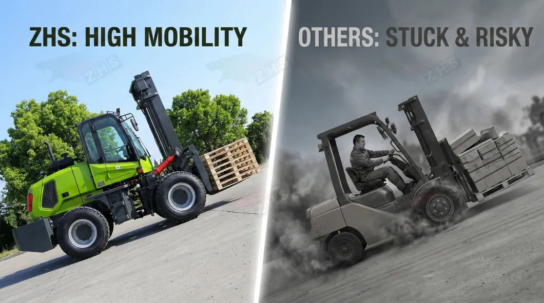 Off Road Forklift detail