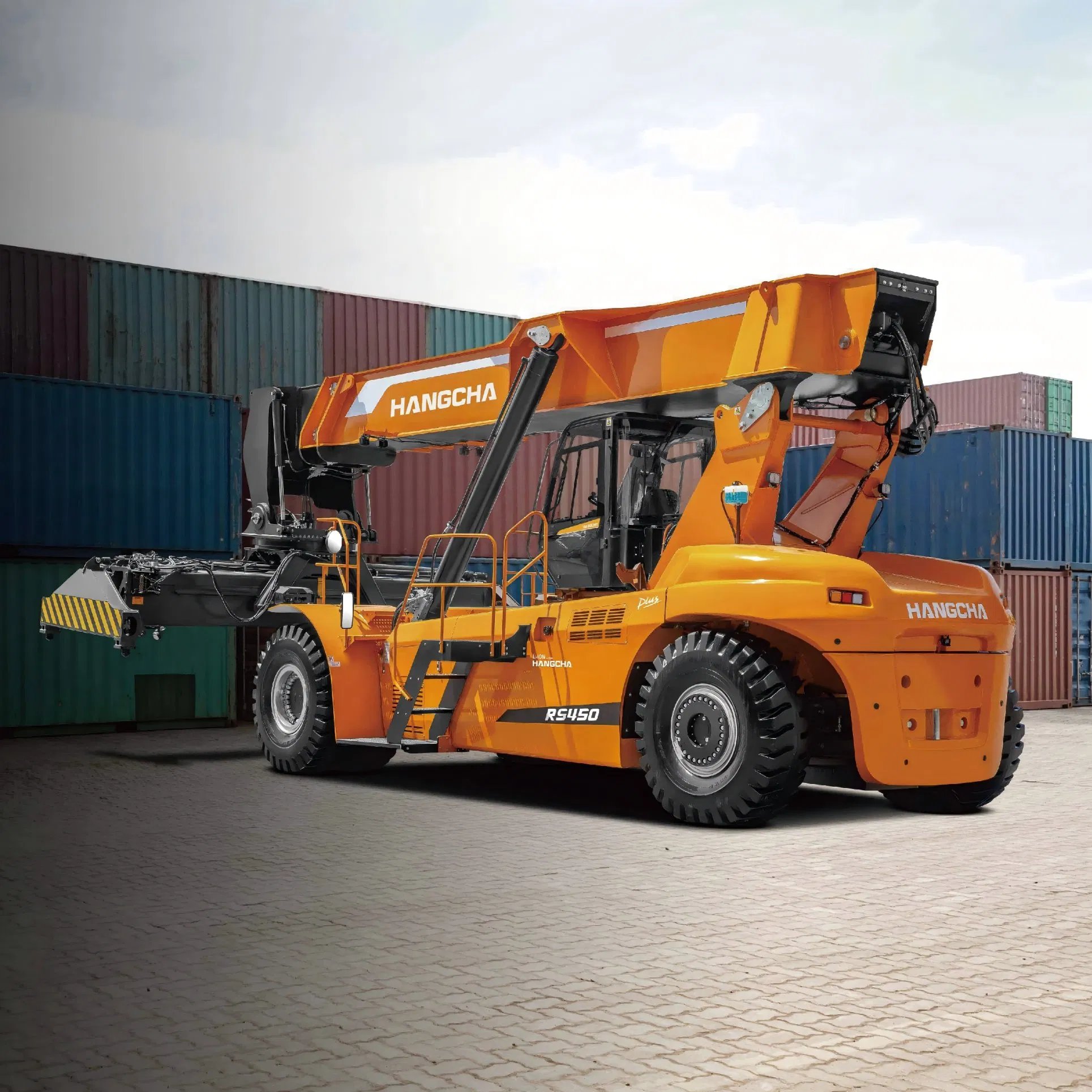 45t Hangcha Xh Series High-Voltage Lithium Reach Stacker - High-Efficiency Heavy-Cargo Lifter for Port Logistics
