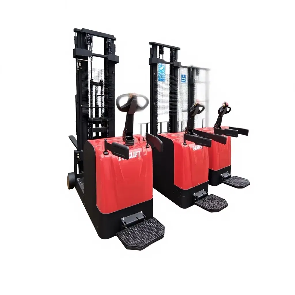 Heli 1.5 Ton 2 Ton 6m Electric High-Lift Reach Stacker for Narrow Aisle Logistics
