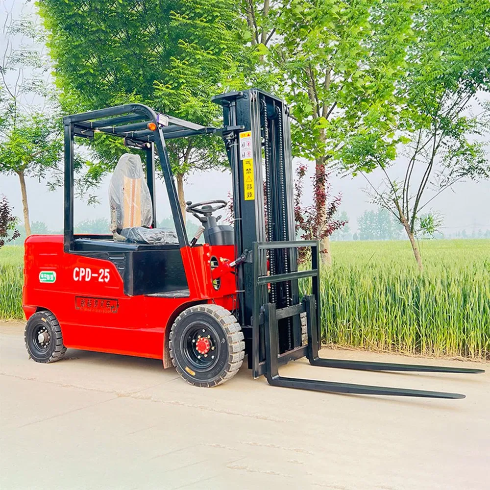 2.5 Ton Electric Forklift Truck Lithium Battery Counterbalance Forklift for Warehouse