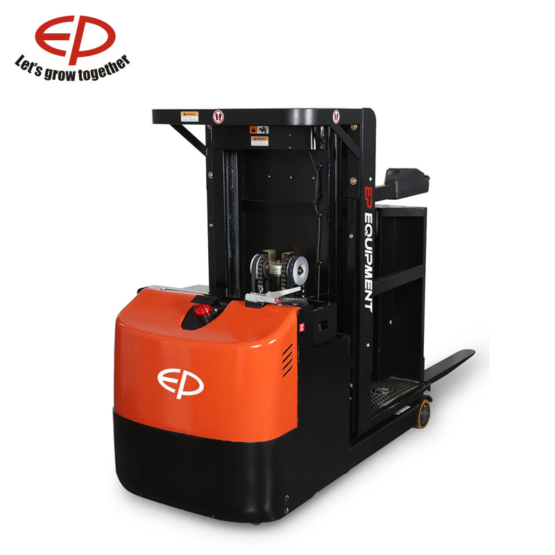 High Lifting Electric Order Picker Medium Level Order Picking Truck