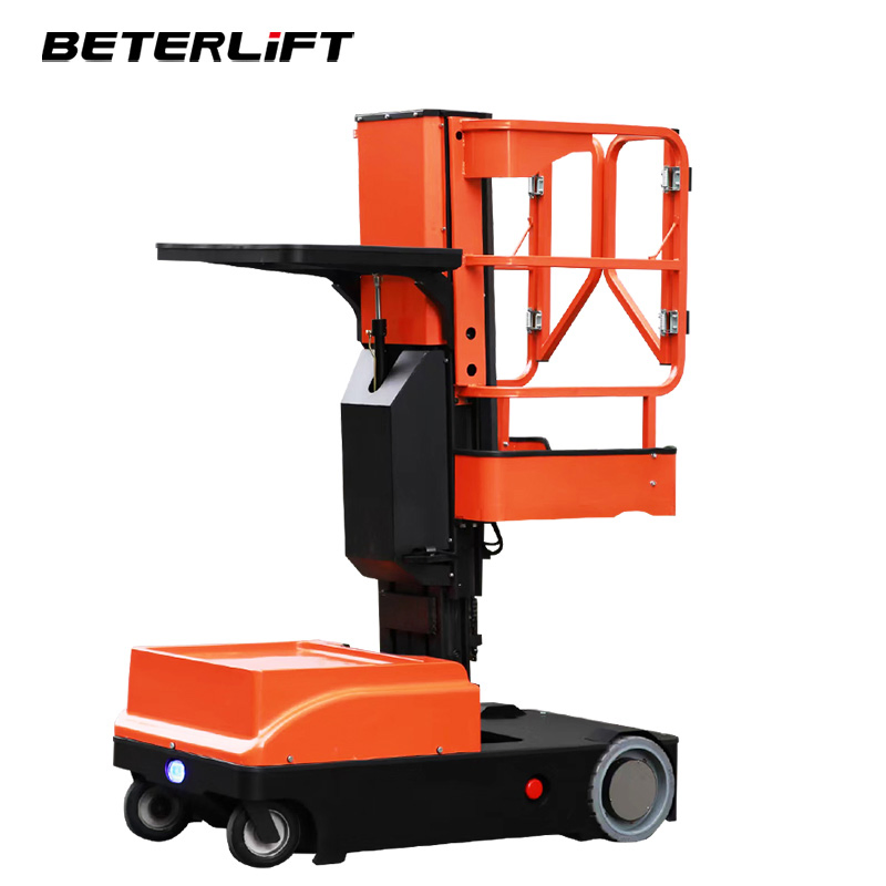 New Design Electric Order Picker 5-6m 240kg CE Compact Warehouse Pickers Crown Order Picker Order Picking Forklift Truck