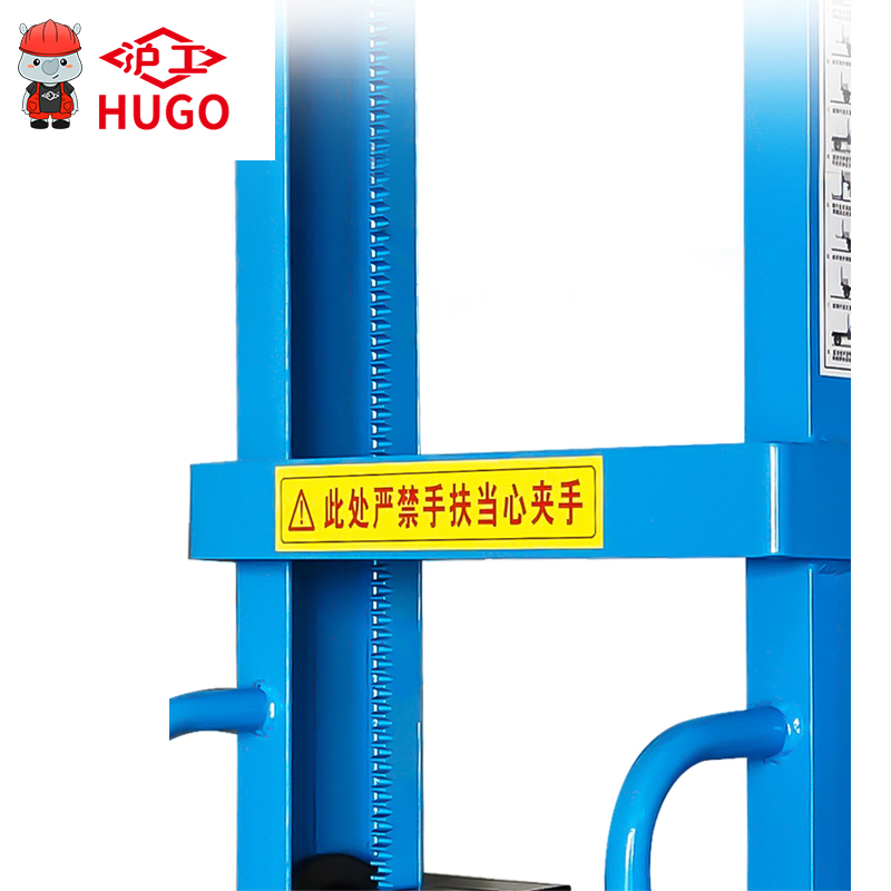 Best Seller 1000kg Self Loading Walky Hand Push Walkie Stacker