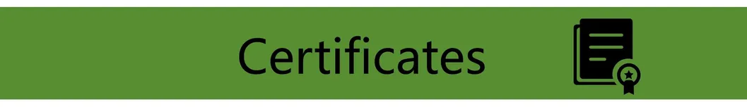Certification Header