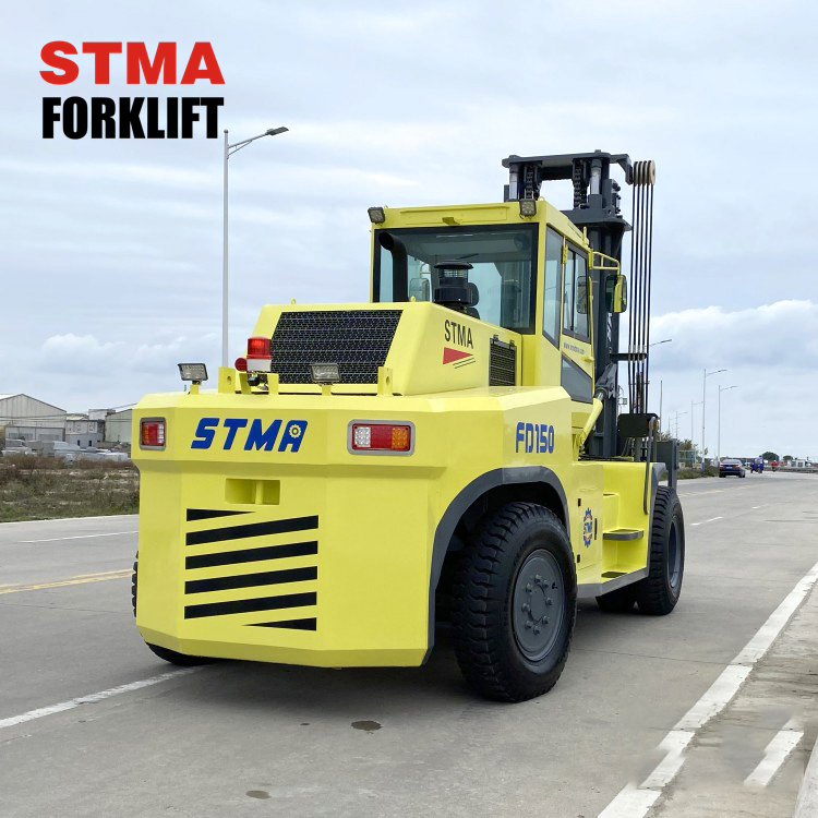 Stma 12-16 Ton Rough Terrain Portable Diesel Electric Mini Hand Push Manual Forklift with Spare Parts Forklifts