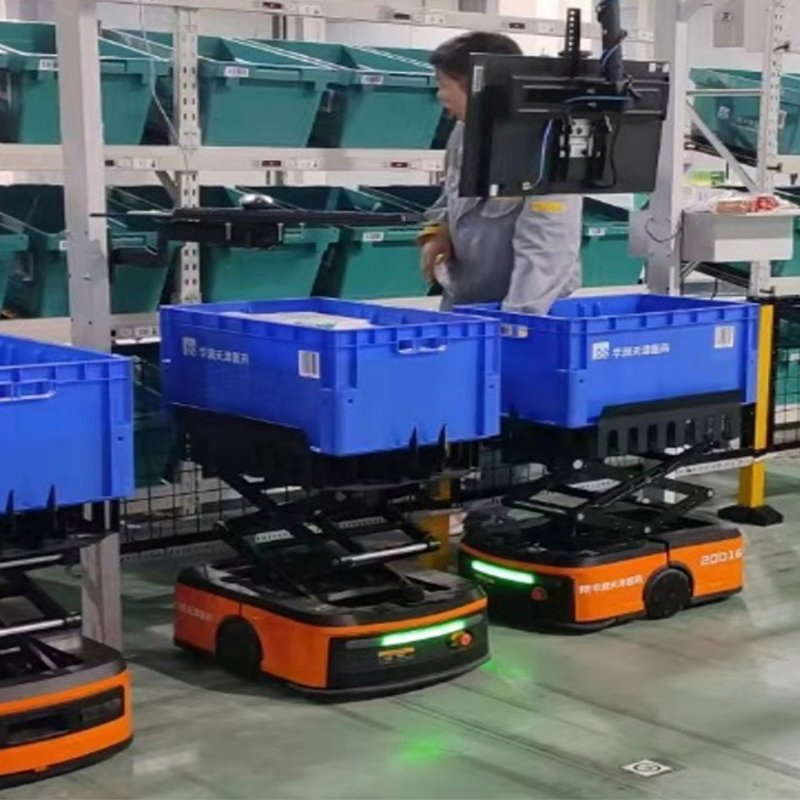 400kg Payload Hikrobot Q2-400d Automated Guided Vehicle Handling Agv AMR CE Certified