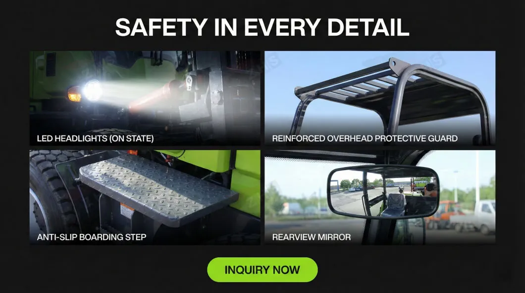 Off Road Forklift detail