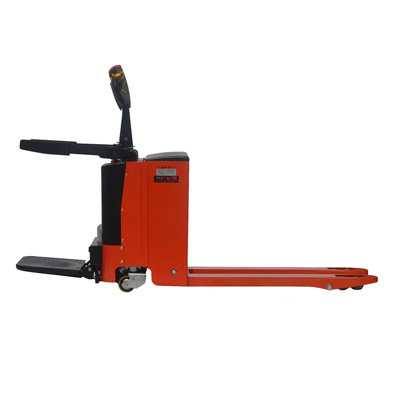 Warehouse Small Electric Hand Pallet Stacker Forklift Truck 2 Ton with 12 Months Warranty