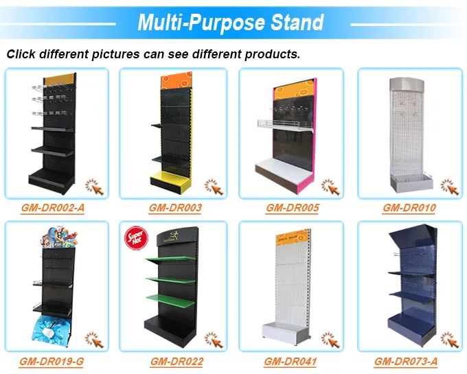 Pegboard Display Stand View 1