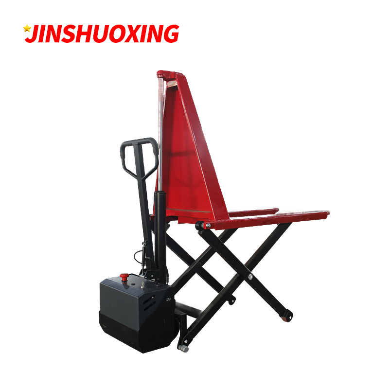 Warehouse 1500kg Semi Electric Pallet Jack Truck High Lift Pallet Truck